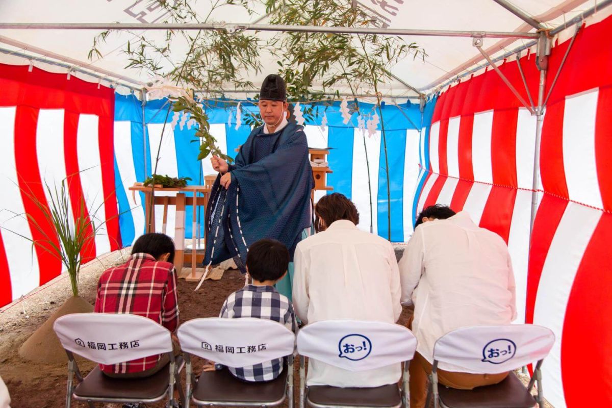 福岡県宗像市06　注文住宅建築現場リポート①　～地鎮祭～