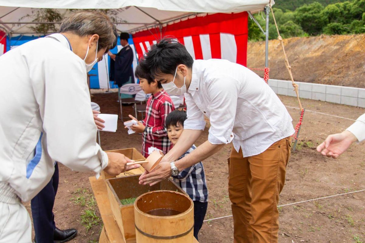 福岡県宗像市06　注文住宅建築現場リポート①　～地鎮祭～