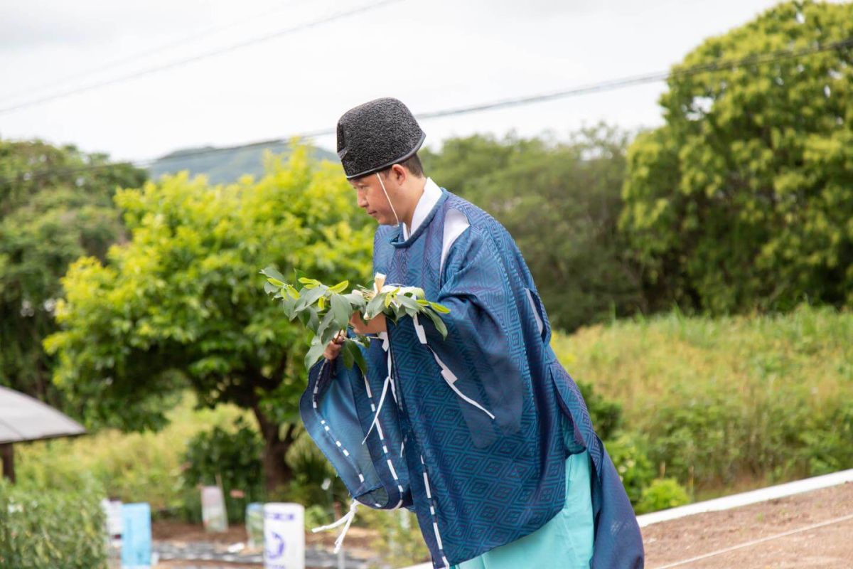 福岡県宗像市06　注文住宅建築現場リポート①　～地鎮祭～