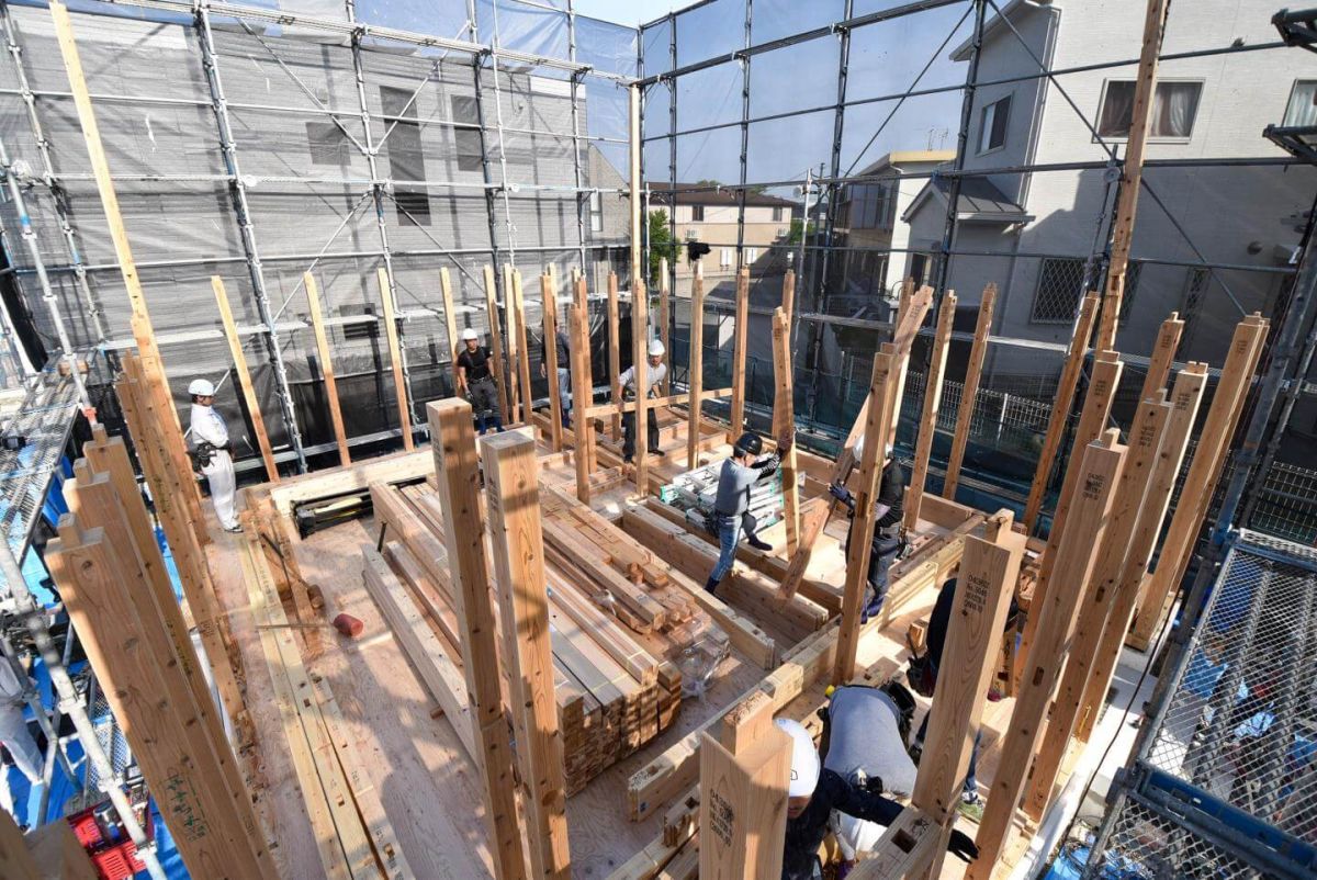 「福岡市南区柏原05」注文住宅現場リポート③【上棟式】