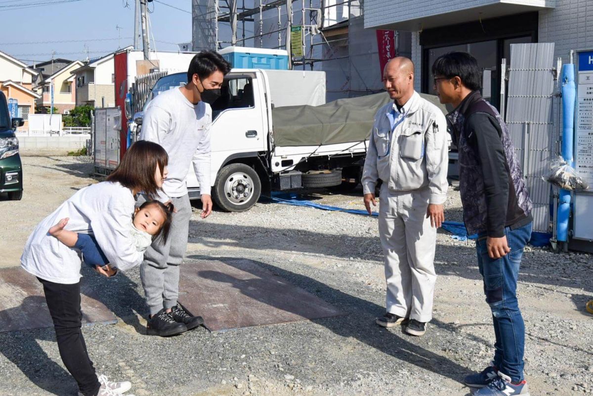 「福岡市南区柏原05」注文住宅現場リポート③【上棟式】