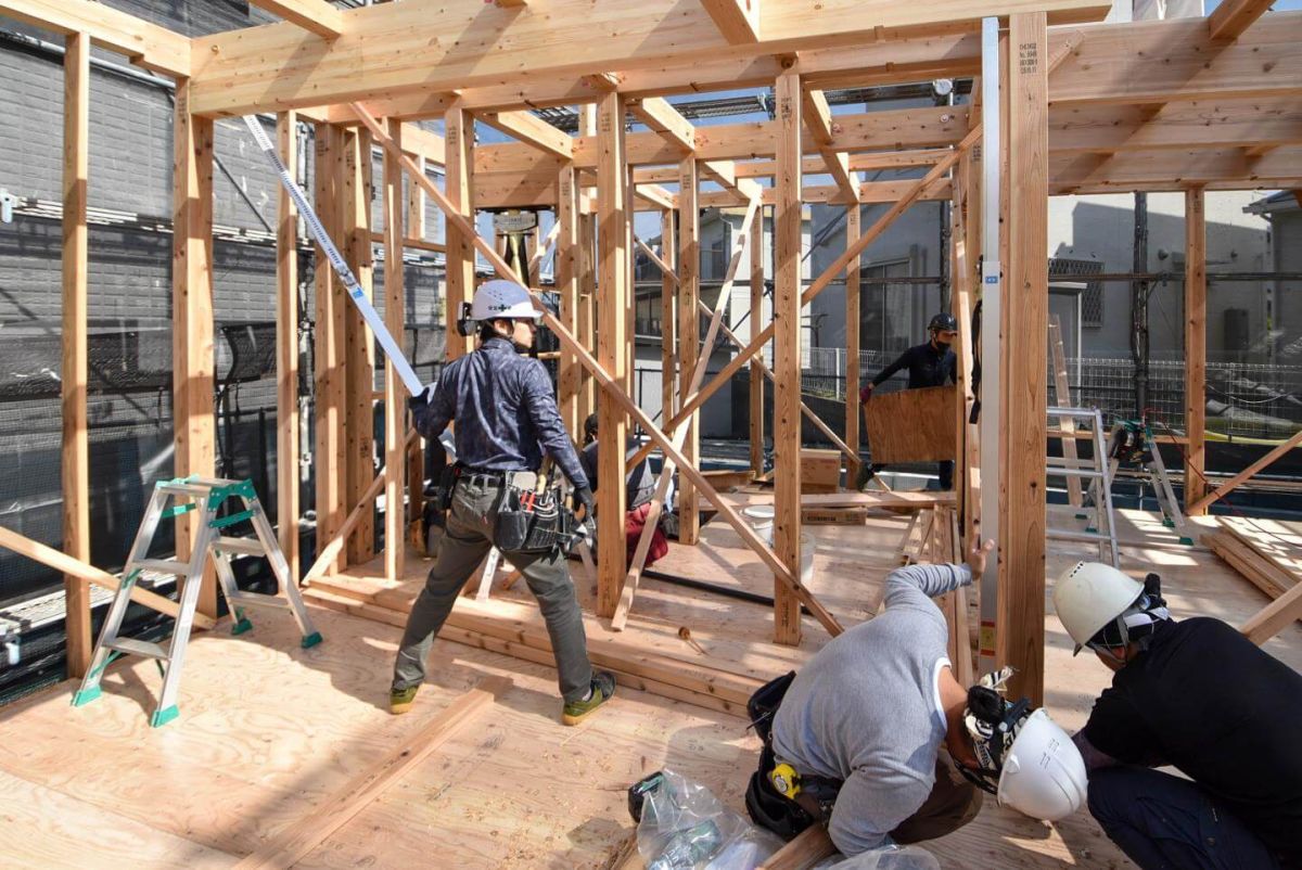 福岡県福岡市南区柏原05　注文住宅建築現場リポート③　～上棟式・前編～