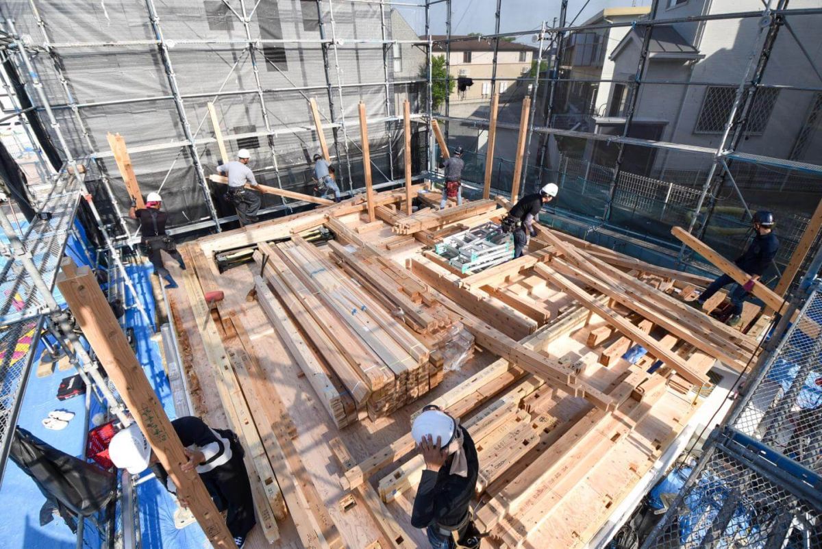 「福岡市南区柏原05」注文住宅現場リポート③【上棟式】