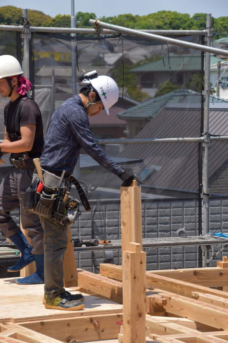 「福岡市南区柏原05」注文住宅現場リポート③【上棟式】