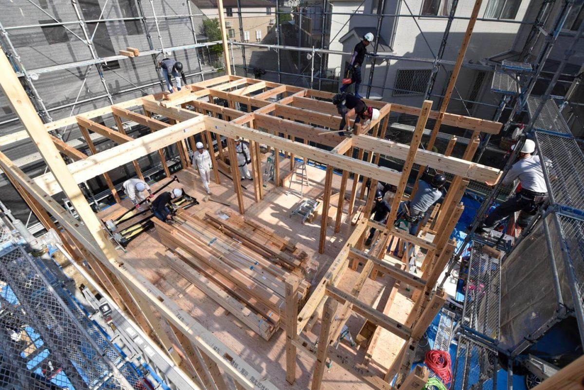 「福岡市南区柏原05」注文住宅現場リポート③【上棟式】