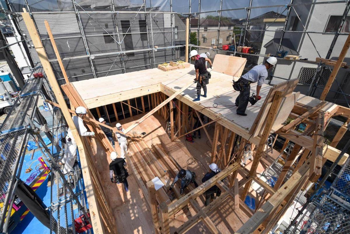 「福岡市南区柏原05」注文住宅現場リポート③【上棟式】