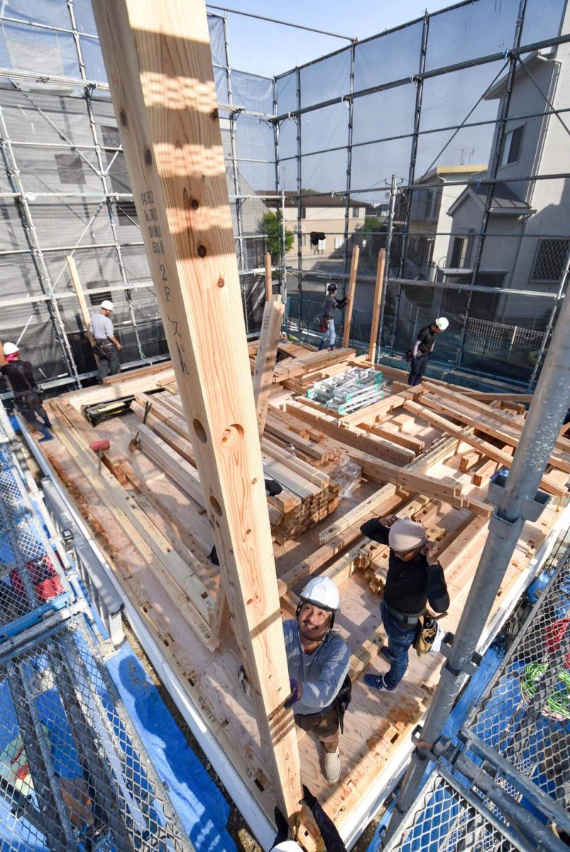 福岡県福岡市南区柏原05　注文住宅建築現場リポート③　～上棟式・前編～