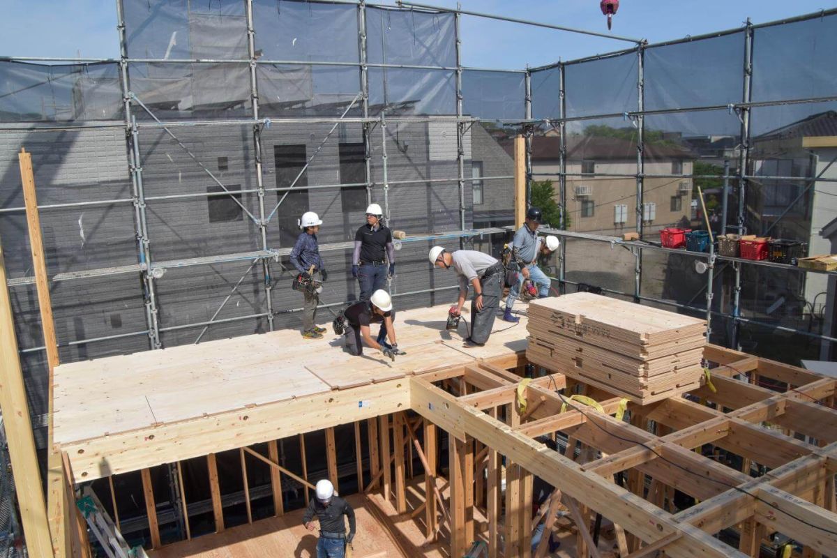「福岡市南区柏原05」注文住宅現場リポート③【上棟式】