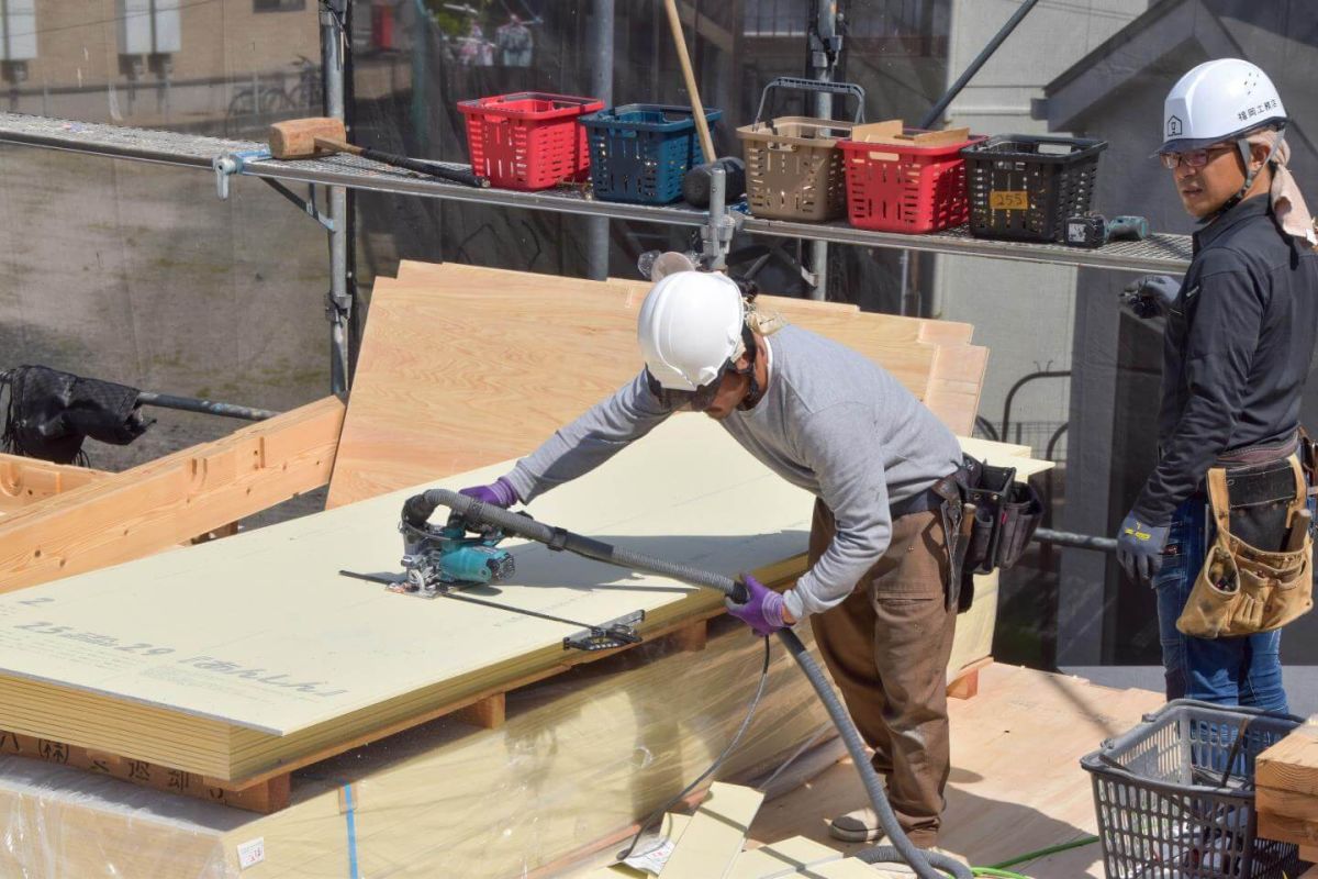 「福岡市南区柏原05」注文住宅現場リポート③【上棟式】