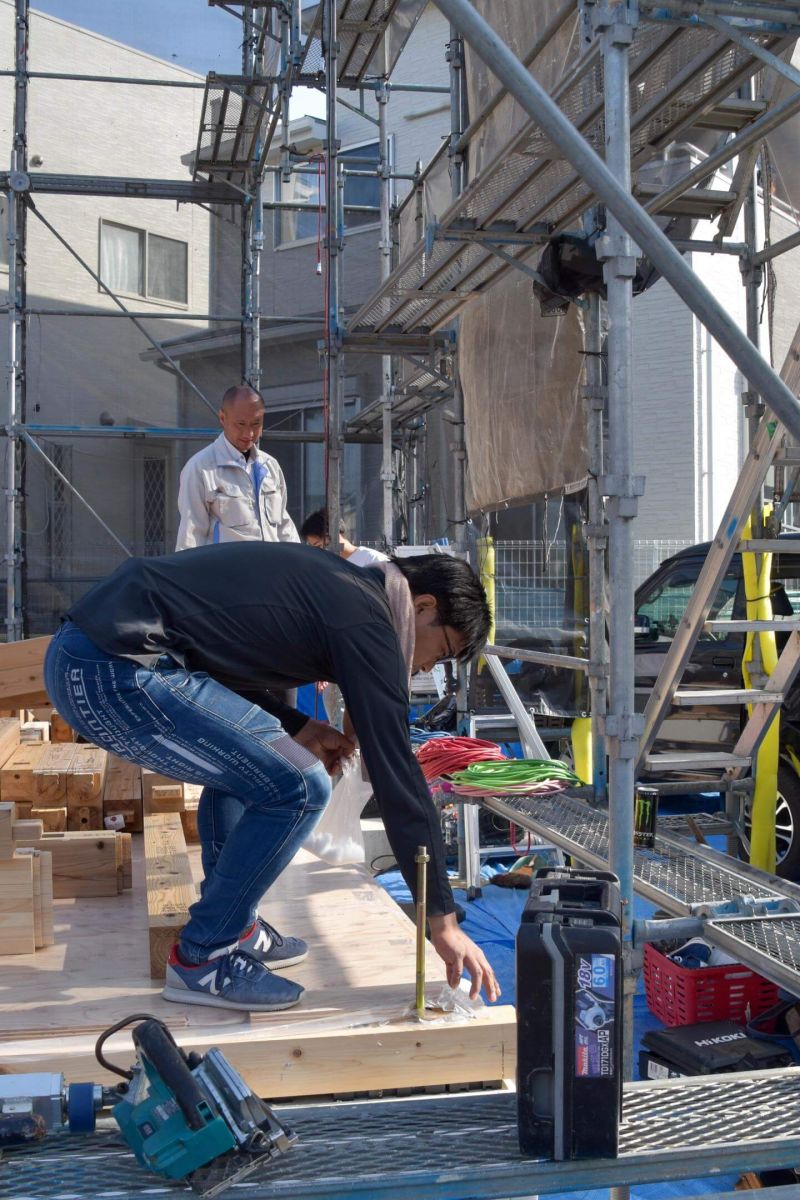 福岡県福岡市南区柏原05　注文住宅建築現場リポート③　～上棟式・前編～