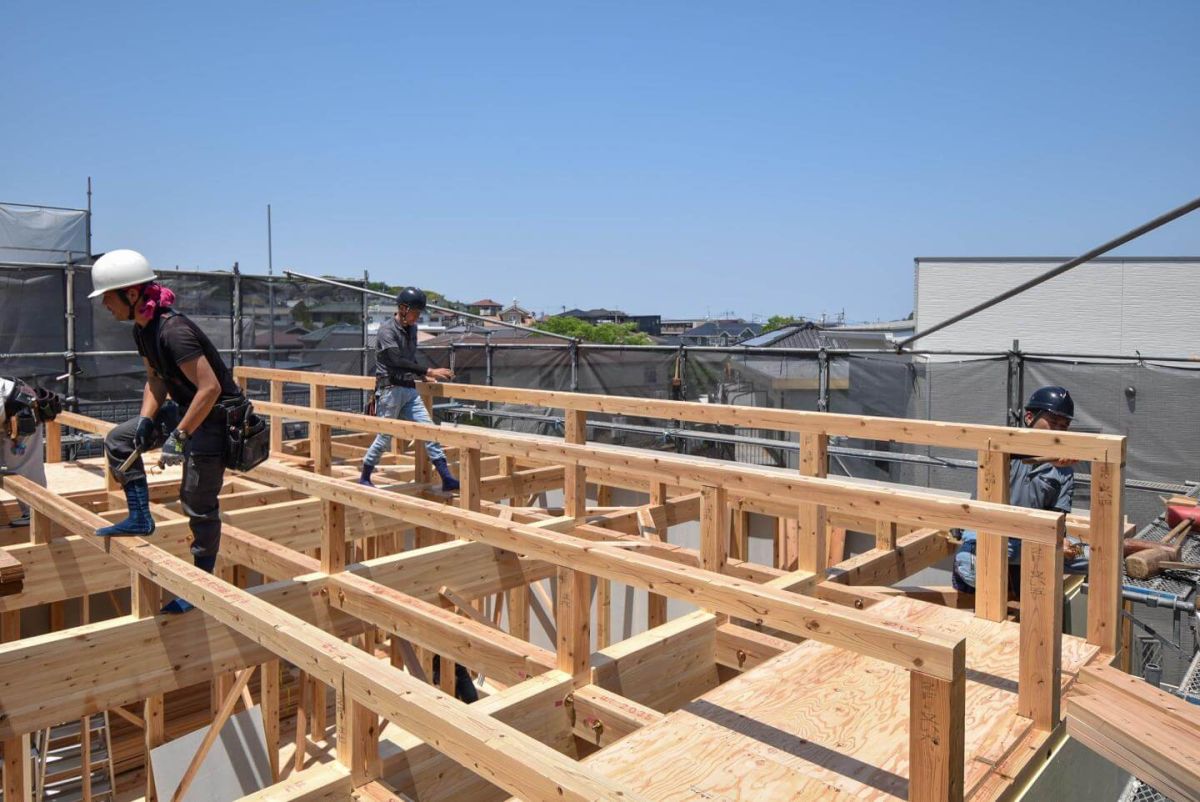 「福岡市南区柏原05」注文住宅現場リポート③【上棟式】