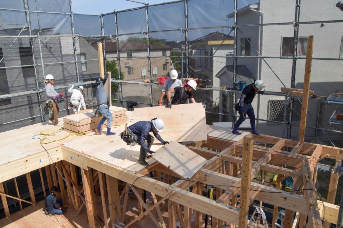 「福岡市南区柏原05」注文住宅現場リポート③【上棟式】
