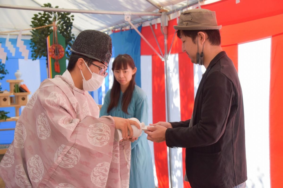 「糟屋郡宇美町03」注文住宅現場リポート①【地鎮祭】