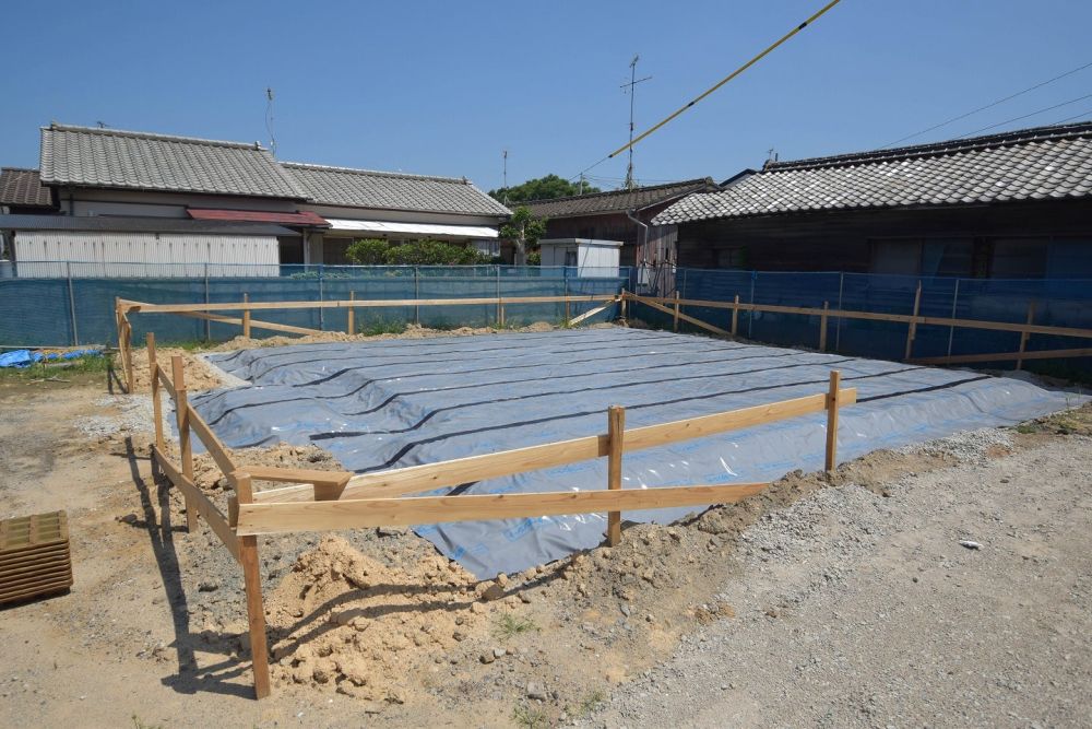 「古賀市06」注文住宅現場リポート②【基礎工事】【遣り方】