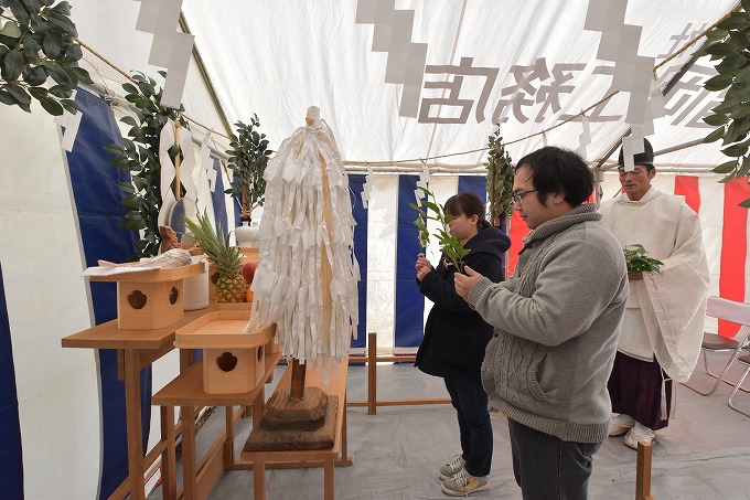 「福岡市南区12」注文住宅現場リポート①【地鎮祭】