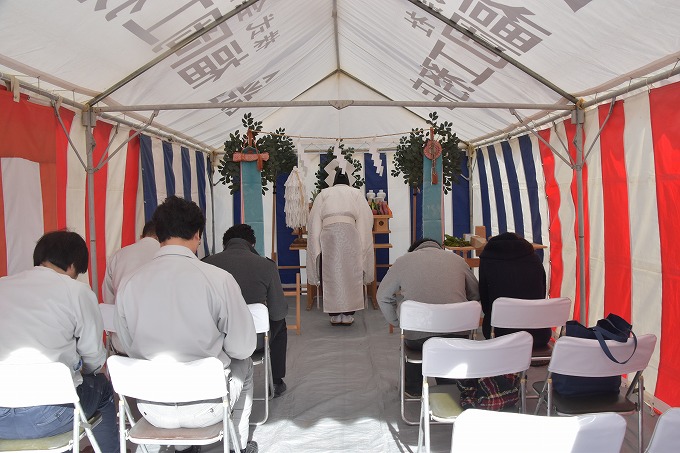 「福岡市南区12」注文住宅現場リポート①【地鎮祭】