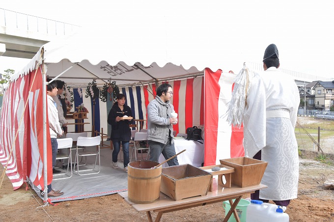 「福岡市南区12」注文住宅現場リポート①【地鎮祭】