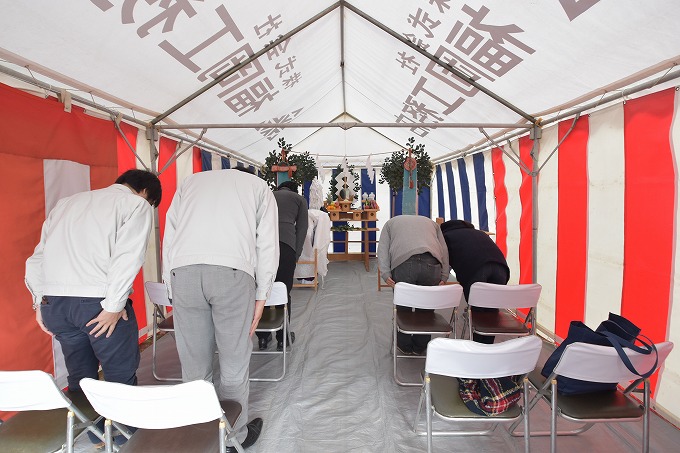 「福岡市南区12」注文住宅現場リポート①【地鎮祭】
