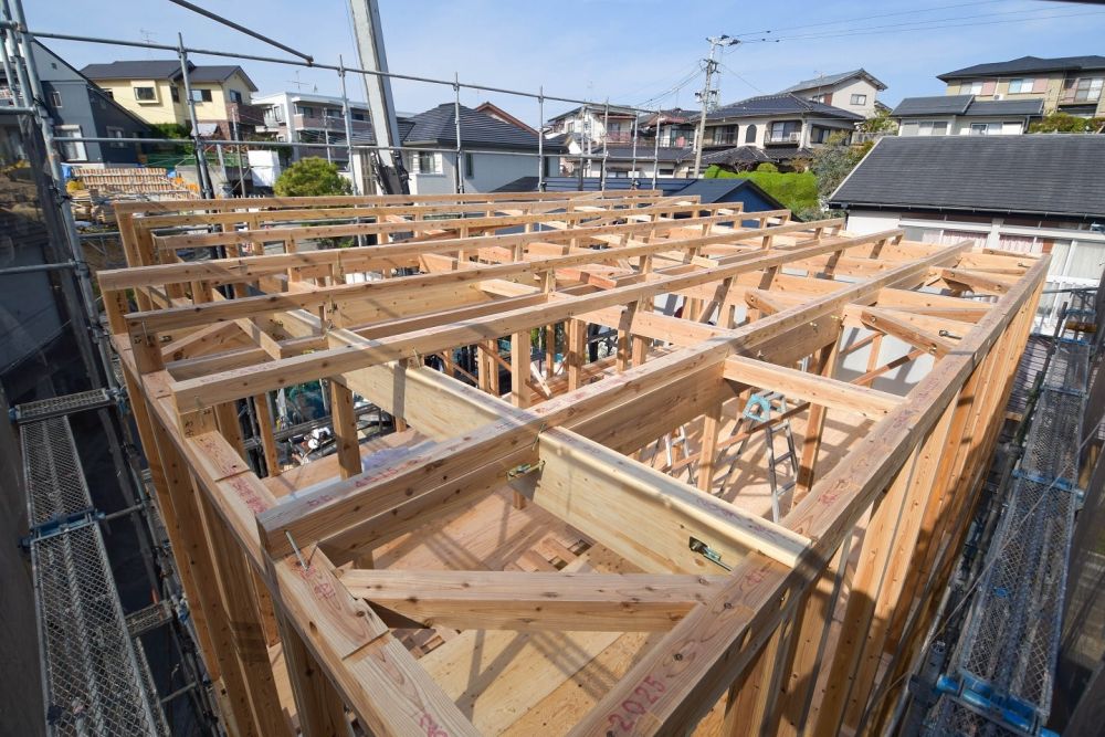 「福岡市城南区友丘02」注文住宅現場リポート④【上棟式】