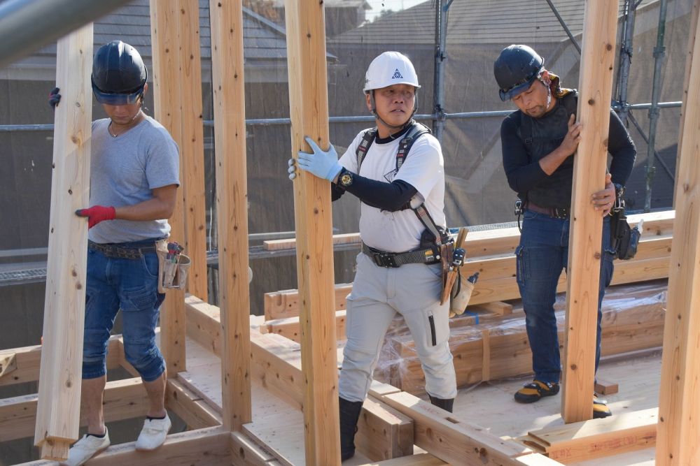 福岡市城南区友丘02　注文住宅建築現場リポート④　～上棟式～