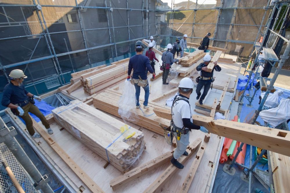 「福岡市城南区友丘02」注文住宅現場リポート④【上棟式】