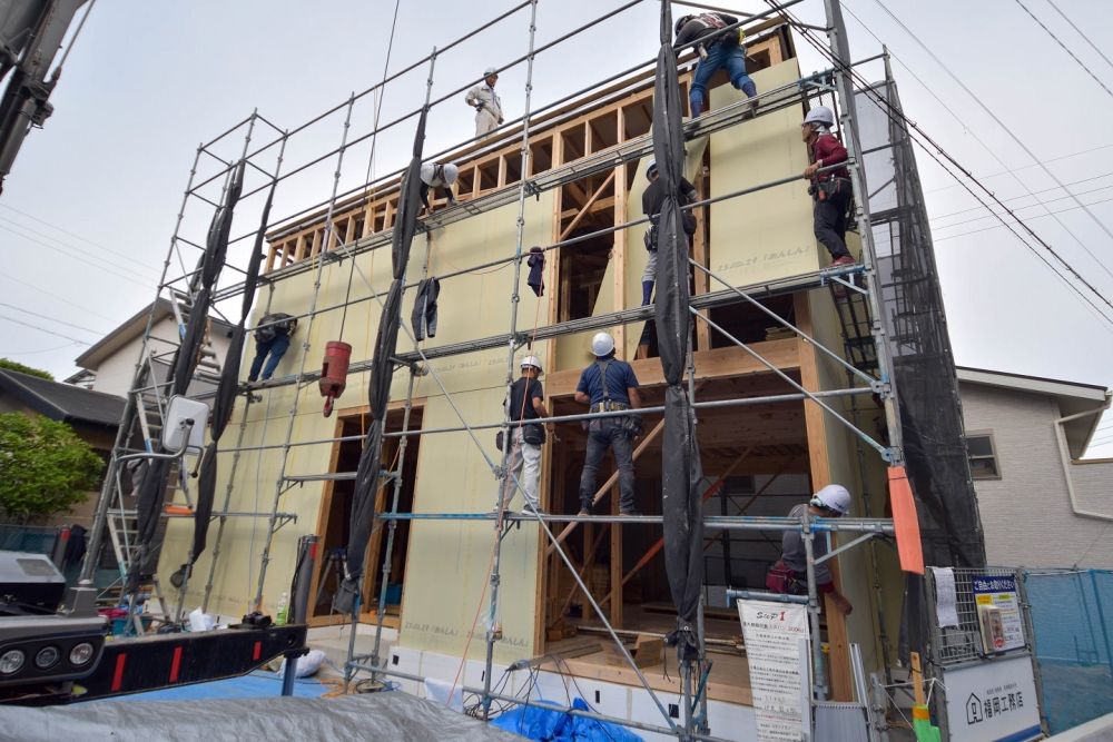 「福岡市城南区友丘02」注文住宅現場リポート④【上棟式】