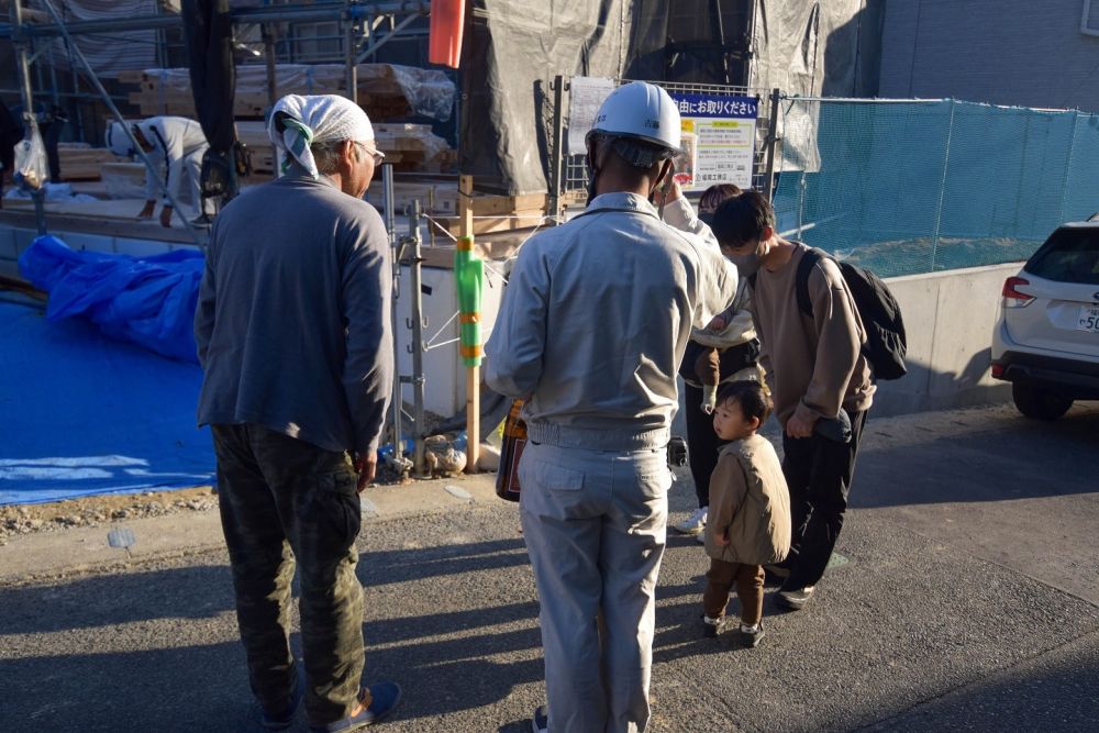 福岡市城南区友丘02　注文住宅建築現場リポート④　～上棟式～