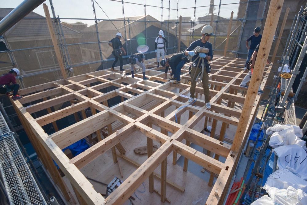 「福岡市城南区友丘02」注文住宅現場リポート④【上棟式】