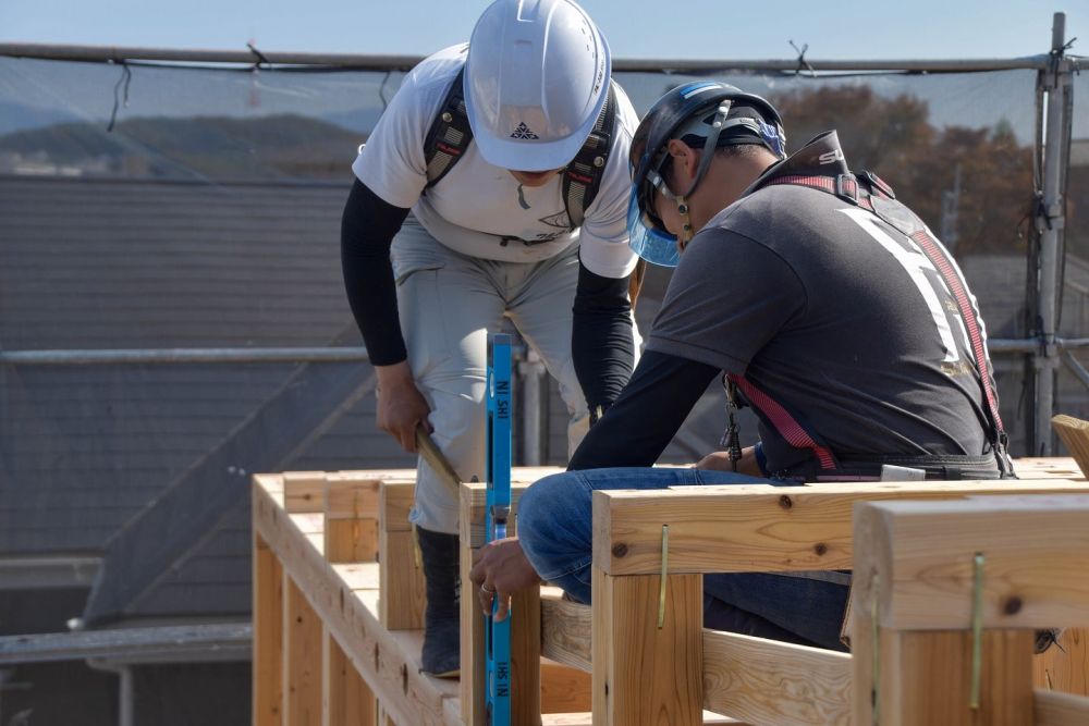 福岡市城南区友丘02　注文住宅建築現場リポート④　～上棟式～