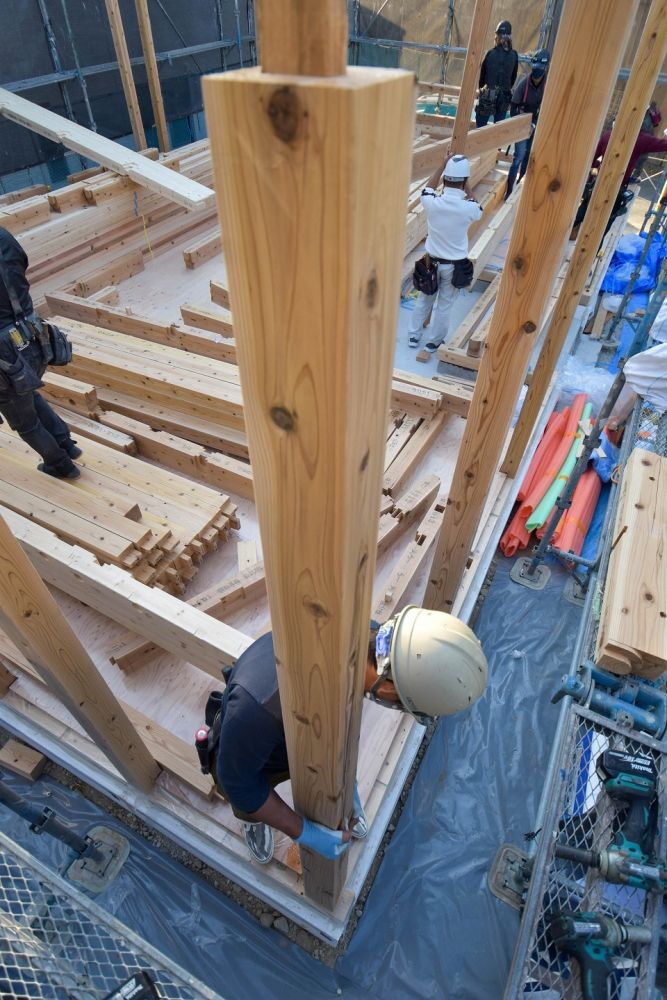 「福岡市城南区友丘02」注文住宅現場リポート④【上棟式】
