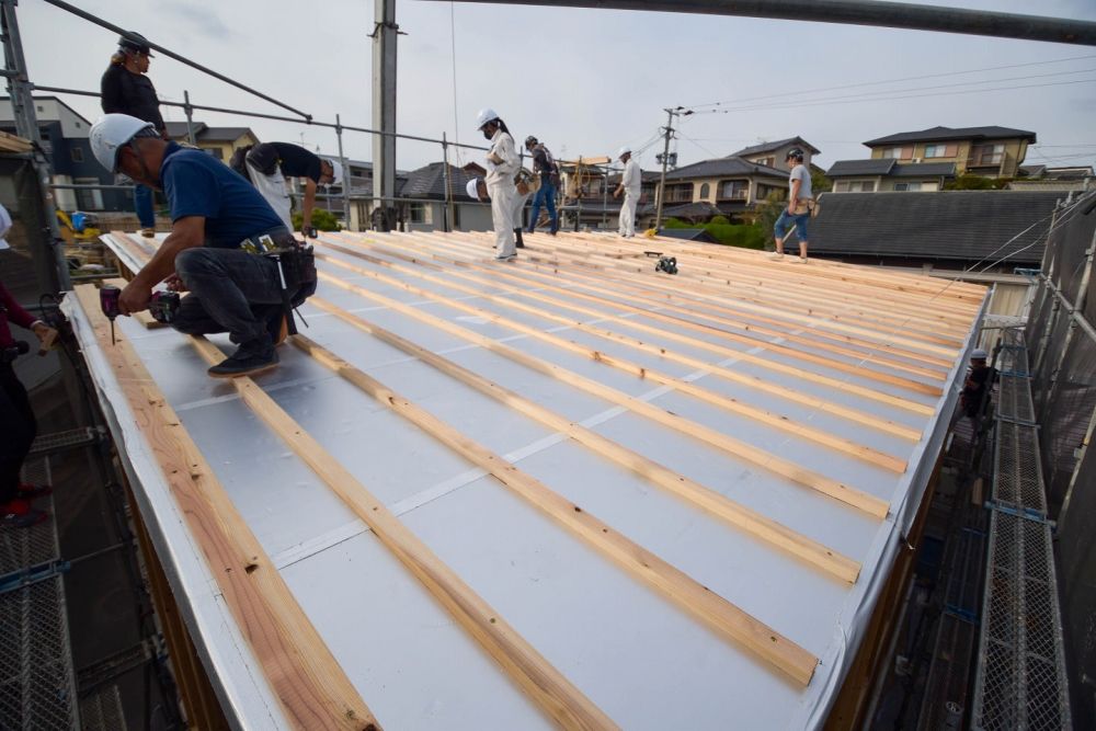 「福岡市城南区友丘02」注文住宅現場リポート④【上棟式】