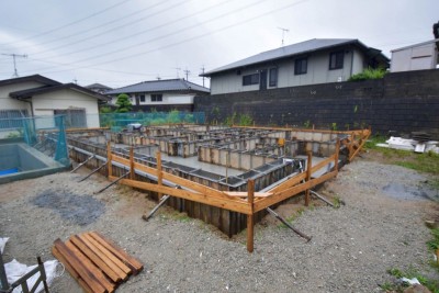 「筑紫野市15」注文住宅現場リポート②【基礎工事】【立ち上がりコン】
