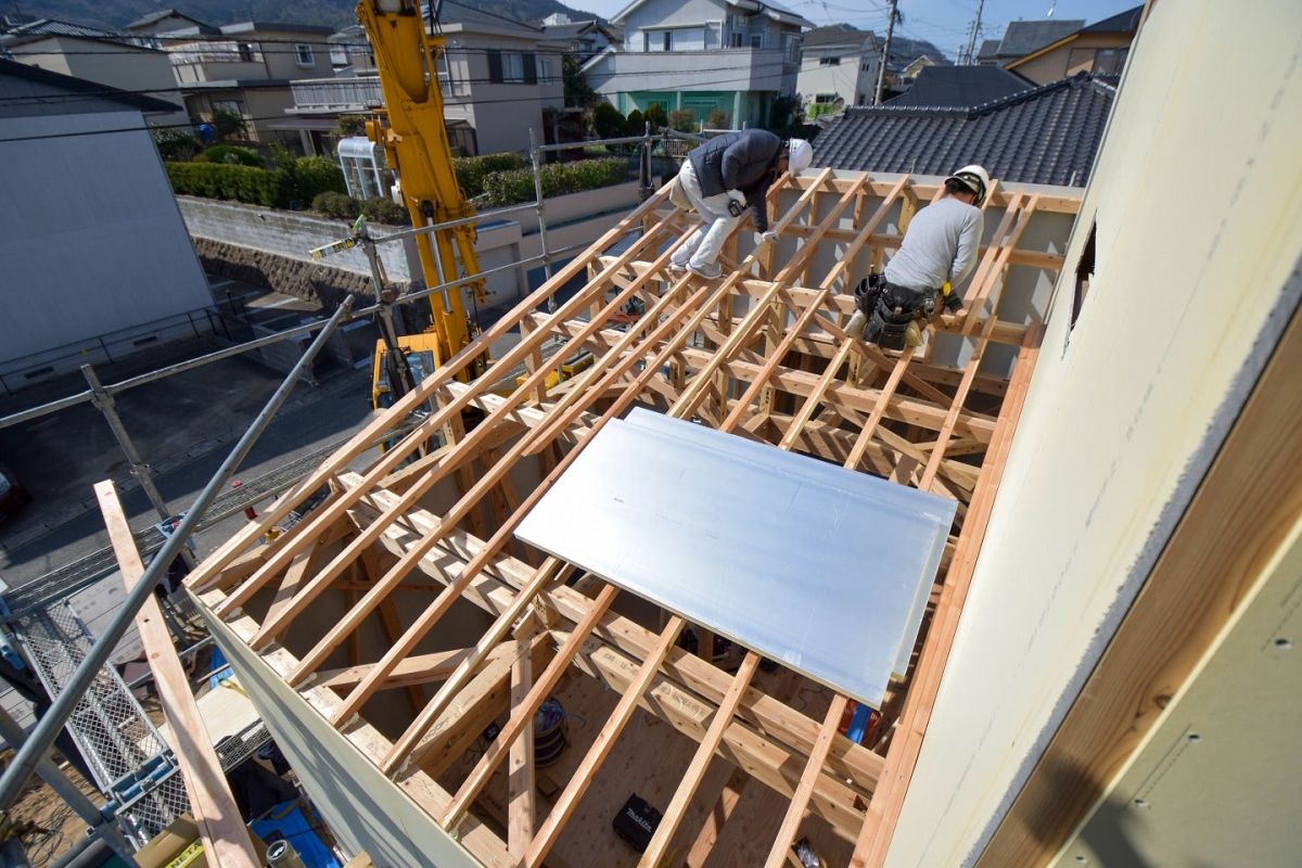 福岡県福岡市西区06　注文住宅建築現場リポート④　～上棟式・後編～