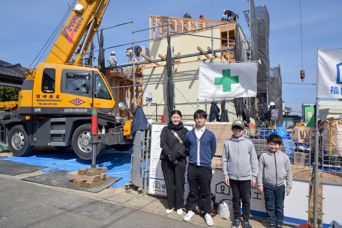 福岡県福岡市西区06 注文住宅建築現場リポート④ ~上棟式・後編~