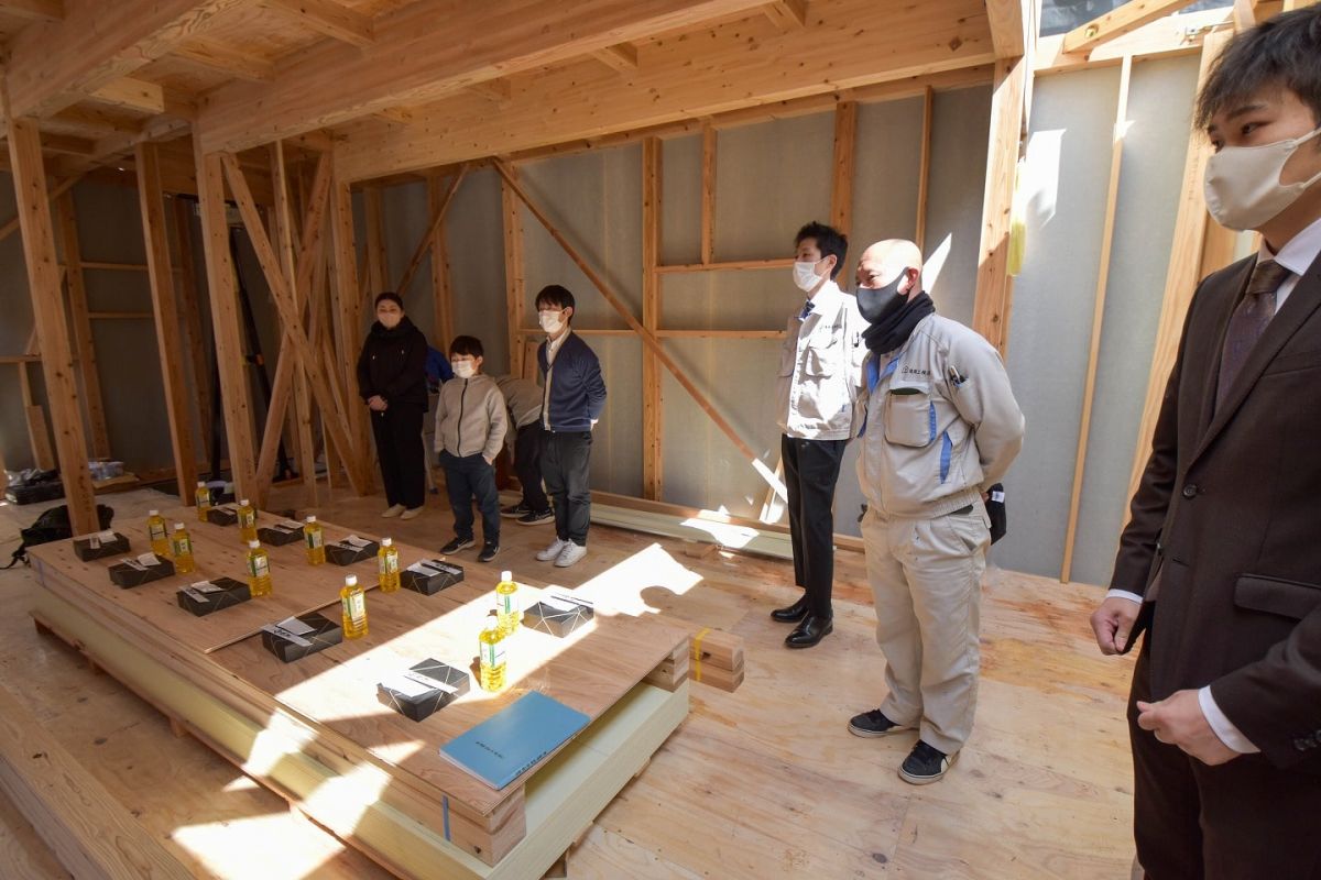 福岡県福岡市西区06 注文住宅建築現場リポート④ ~上棟式・後編~