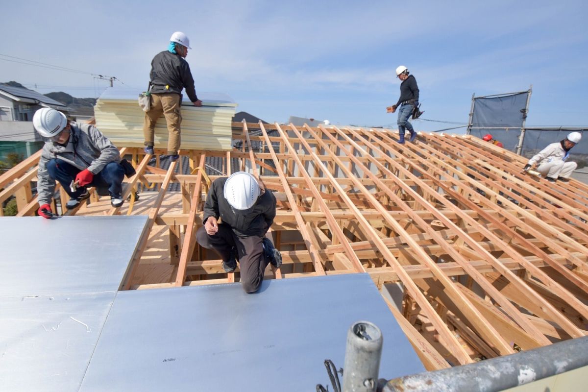 福岡県福岡市西区06 注文住宅建築現場リポート④ ~上棟式・後編~