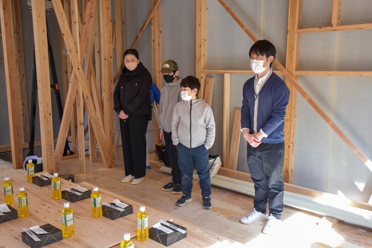 福岡県福岡市西区06 注文住宅建築現場リポート④ ~上棟式・後編~