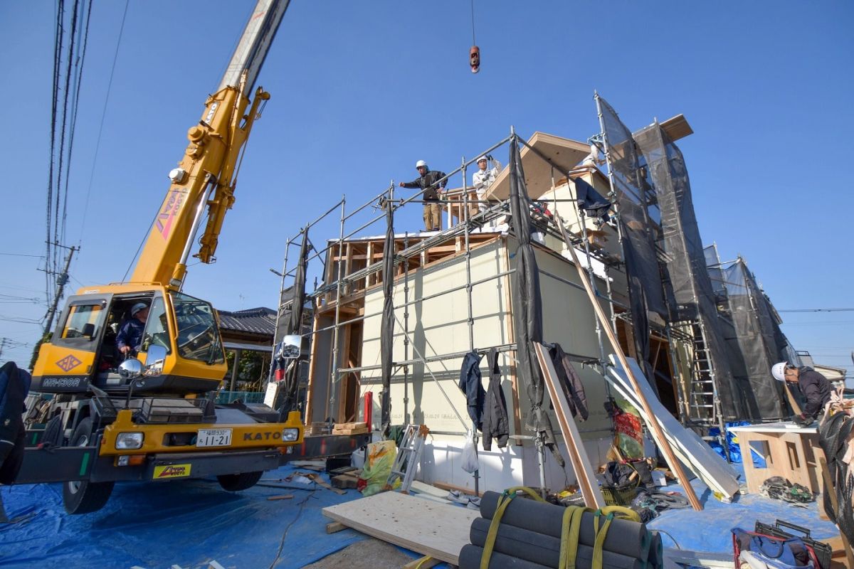 福岡県福岡市西区06 注文住宅建築現場リポート④ ~上棟式・後編~