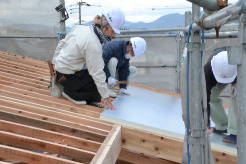 「福岡市南区柳瀬01」注文住宅現場リポート⑥【上棟式】