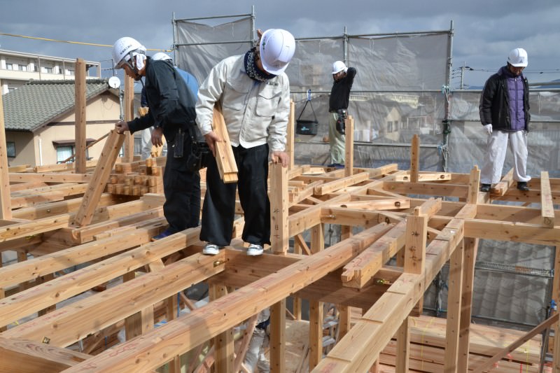 「福岡市南区柳瀬01」注文住宅現場リポート⑥【上棟式】