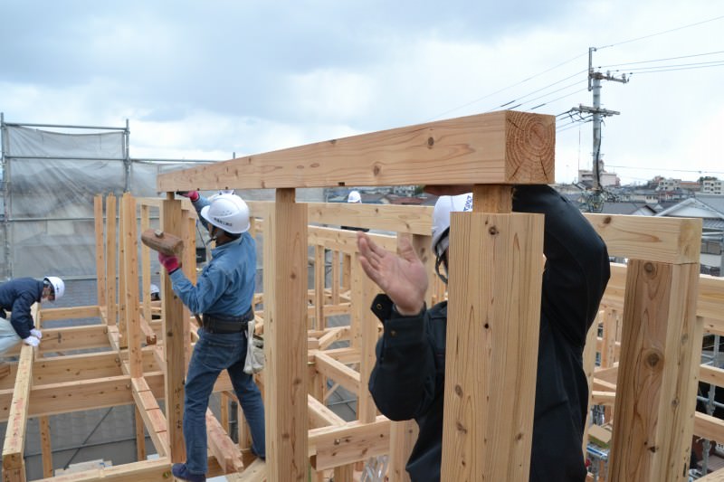 福岡市南区柳瀬01　注文住宅建築現場リポート⑥　～上棟式～