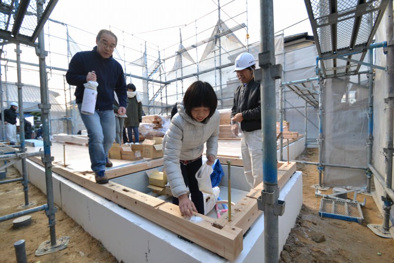 「福岡市南区柳瀬01」注文住宅現場リポート⑥【上棟式】