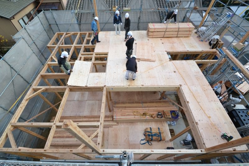 「福岡市南区柳瀬01」注文住宅現場リポート⑥【上棟式】