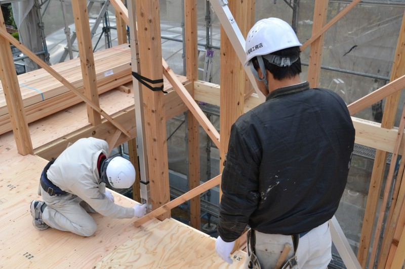 「福岡市南区柳瀬01」注文住宅現場リポート⑥【上棟式】