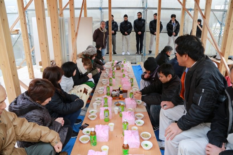 「福岡市南区柳瀬01」注文住宅現場リポート⑥【上棟式】