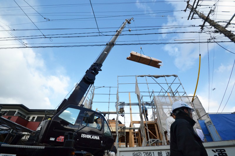 「福岡市南区柳瀬01」注文住宅現場リポート⑥【上棟式】