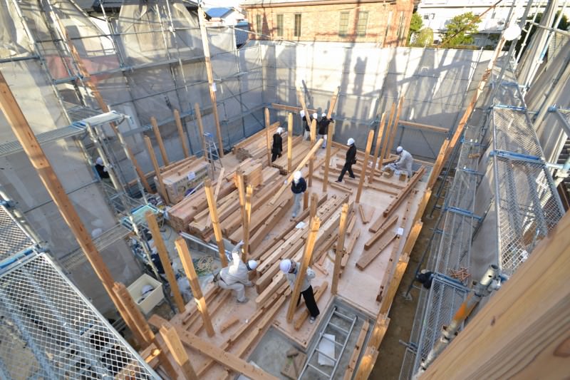 「福岡市南区柳瀬01」注文住宅現場リポート⑥【上棟式】