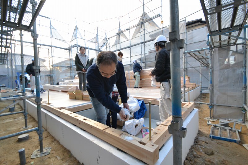 「福岡市南区柳瀬01」注文住宅現場リポート⑥【上棟式】