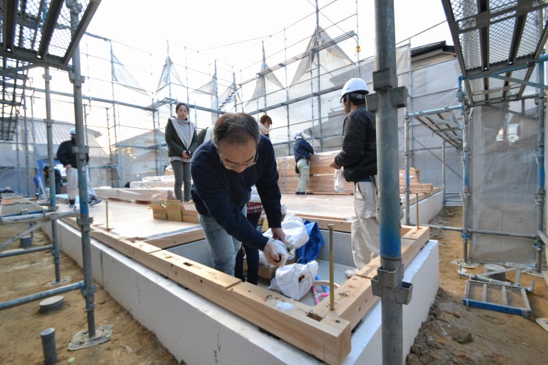 福岡市南区柳瀬01　注文住宅建築現場リポート⑥　～上棟式～