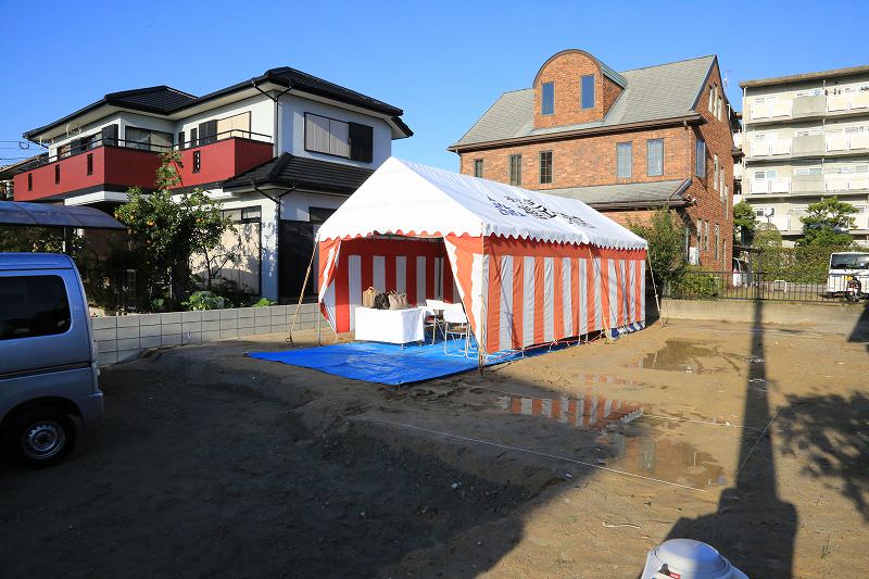 「福岡市南区柳瀬01」注文住宅現場リポート①【地鎮祭】